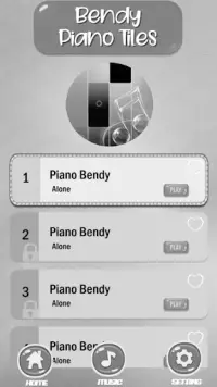Piano Bendy Tiles Screen Shot 0