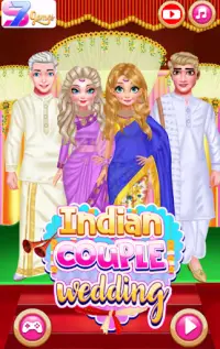 Indie Couple Wedding - Wedding games for girls Screen Shot 0