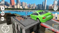 Crazy Car Roof Jumping: Stunt Car Parking Games Screen Shot 0