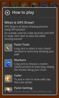 GPS Draw Screen Shot 1