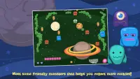 Monster Orbit Loves Cookies: Space Ping Pong Game Screen Shot 2