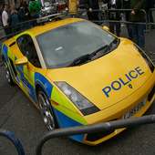 Simulateur de course de voitures de police