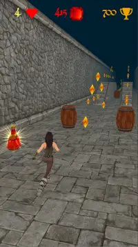 Warrior Princess Run - Free Temple Running Game Screen Shot 2