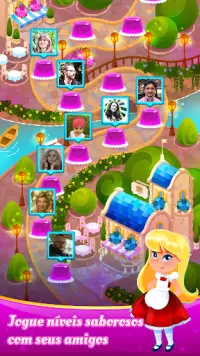 Bolos chiques: Combine e combine a doce aventura Screen Shot 2