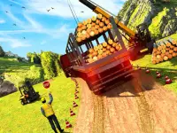 Offroad Cargo Truck - Juego de conducción de Screen Shot 4