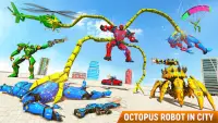 Octopus Robot Car - Robot Game Screen Shot 3