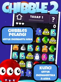 Chibble 2: Fun Addictive Permainan Match3 Screen Shot 1