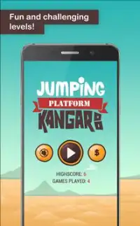 Jumping Platform Kangaroo Screen Shot 0