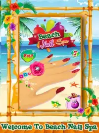 Beach Nail Spa - Girls Game Screen Shot 6