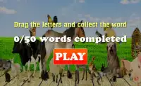 Words Games Animal Series For Kids Screen Shot 0