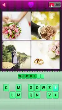 The Guess Word : 4 Pic 1 Word Screen Shot 0