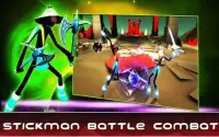 Stickman Batalla De Fatal Lucha Ninja Espada Screen Shot 3