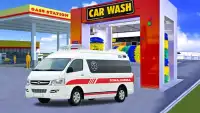 Ambulance Car Washing:Best Car Parking Game Screen Shot 0