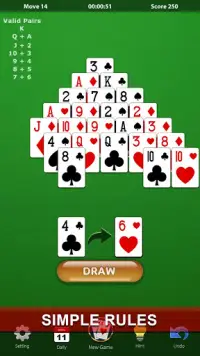 Piramida Solitaire: gra puzzle karciana Screen Shot 2