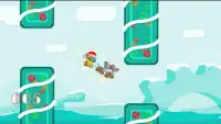 Santa clause Flapcat flying Games Screen Shot 2
