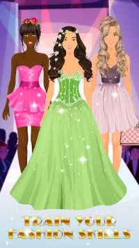 Стилист - Одевалки для девочек - Fashion dress up Screen Shot 0