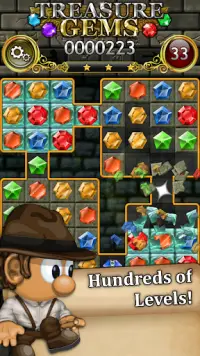Treasure Gems - Match 3 Puzzle Screen Shot 3