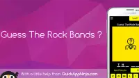 Guess The Rock Band Logo - Logo Quiz Game! Screen Shot 0