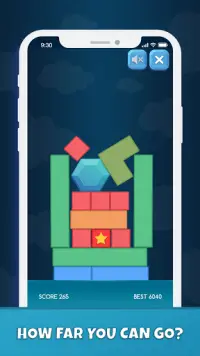 Hexagonal Fall King -Do Not Fall,Color Tower Crush Screen Shot 5