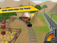3D Train Game For Kids - Free Vehicle Driving Game Screen Shot 5
