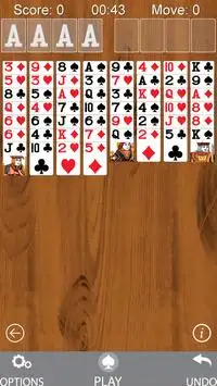 FreeCell Solitaire Screen Shot 0