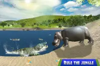 Wild Hippo Beach Simulator Screen Shot 15