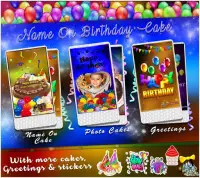 Name On Birthday Cake & Photo Screen Shot 9