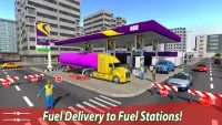 Oil Truck Transport Driver Simulator - Truck Games Screen Shot 5