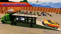 3D Cargo Airplane : Car Transporter Euro Truck Screen Shot 0