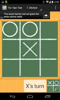 Tic-Tac-Toe Device2Device Screen Shot 1