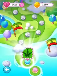 Weed Crush Match 3 Candy Screen Shot 0