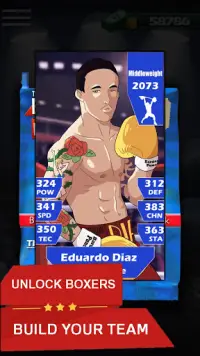 Boxing Promoter - Boxing Game , Fighter Management Screen Shot 2