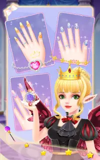 Fairy princess Nail Art Screen Shot 0