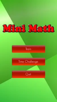 Mini Math Screen Shot 0