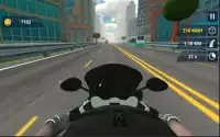 city moto rider trafic 3D Screen Shot 0