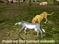 Angry Cheetah Attack Sim 3D Screen Shot 1