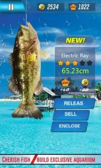 Bass Fishing Simulator 2019 - Deep Sea Fishing 3D Screen Shot 1