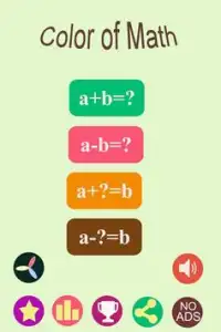 Color of Math - Quickly Switch Screen Shot 0