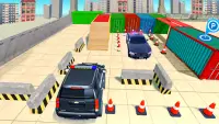 警察の車のゲーム:現代の駐車場 Screen Shot 5