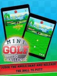 Mini Golf 3D Challenge Screen Shot 2