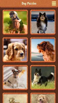Jeux de puzzle de chien Screen Shot 0