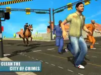 Police Horse Crime City Chase Screen Shot 5