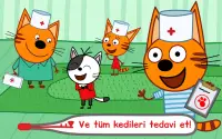 Üç Yavru Kedi: Doktor Oyunları! Küçük Oyunlar Oyna Screen Shot 11