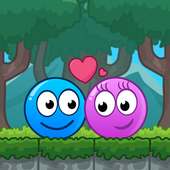 Blue And Pink Ball Lovers Adventure
