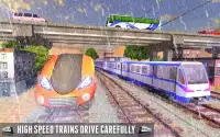 Modern City Train Driving : Indian Train Sim 2018 Screen Shot 13