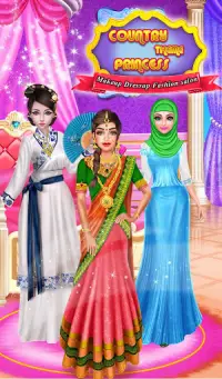 Country Theme Princess Makeup Dressup Salon Screen Shot 1