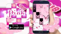 Piano Tiles Pink Butterfly - Free Games Screen Shot 0
