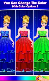 Prom Party Fashion Doll Salon Dress Up Game Screen Shot 9