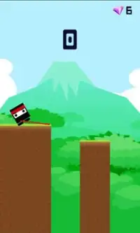 Cube Ninja: Clumsy Hook Swing Screen Shot 1