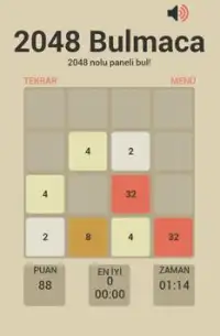 2048 Bulmaca Oyunu Screen Shot 1